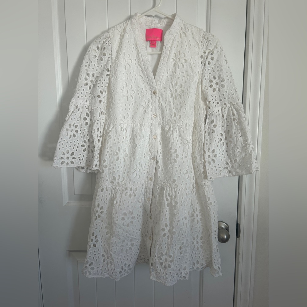 Lilly Pulitzer White Eyelet Dress